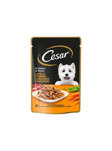 Delizie del Giorno Cesar 100g Salsa Pollo Verdure
