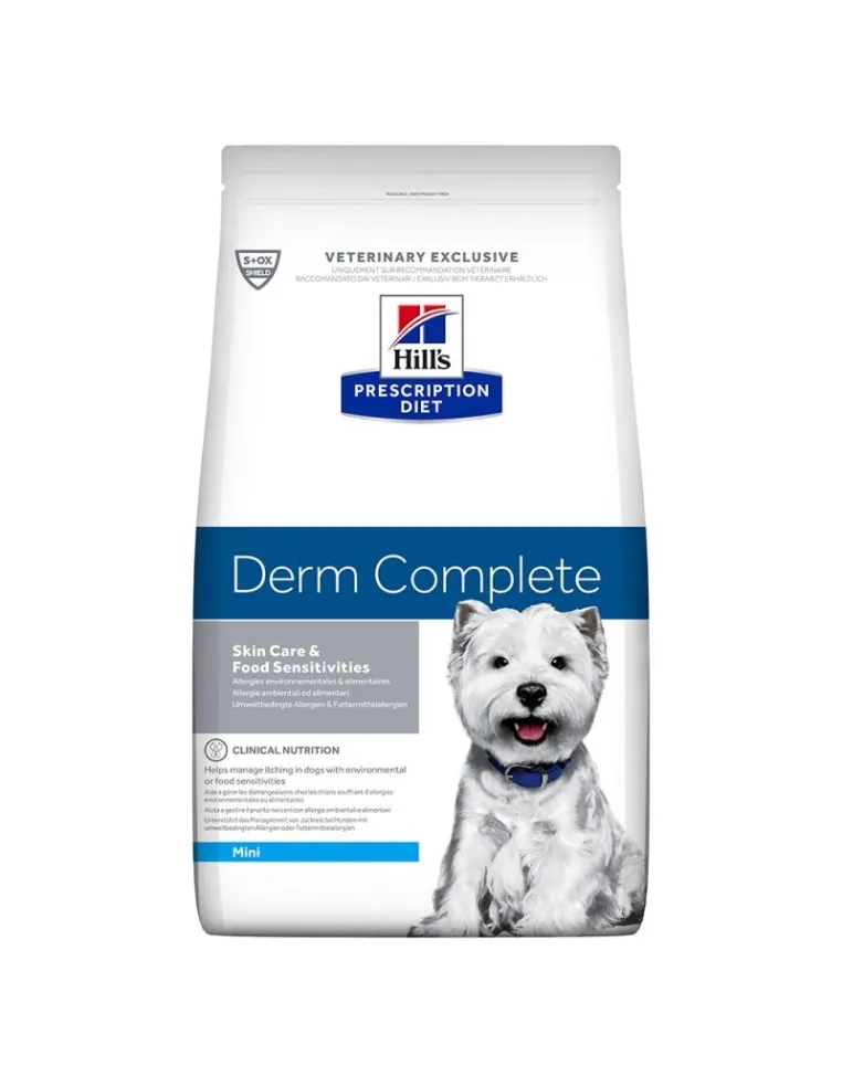 Derm Complete Mini Dog Hills Prescription Diet 1.5kg