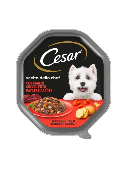 DOG CESAR Chef's Choice Manzo Patate Carote 150g