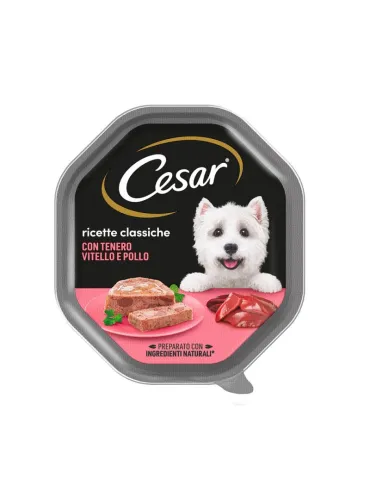 DOG CESAR Classic Recipes Veal and Chicken 150g