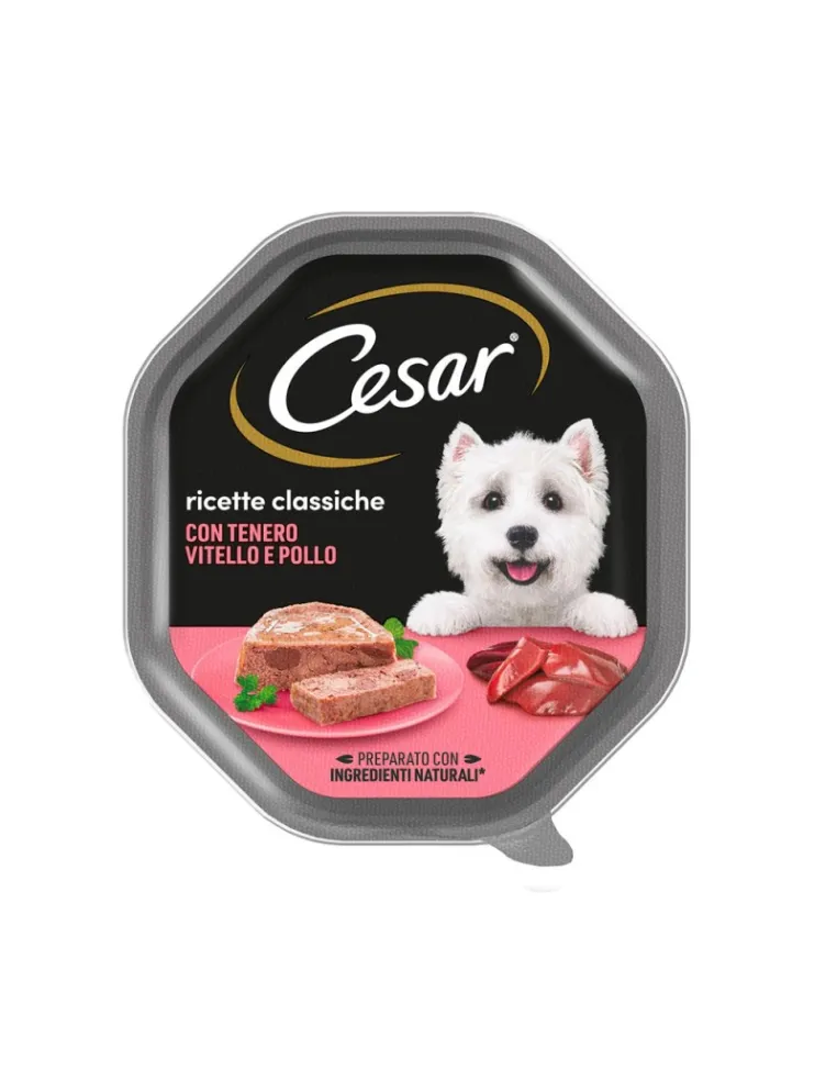 DOG CESAR Classic Recipes Veal and Chicken 150g