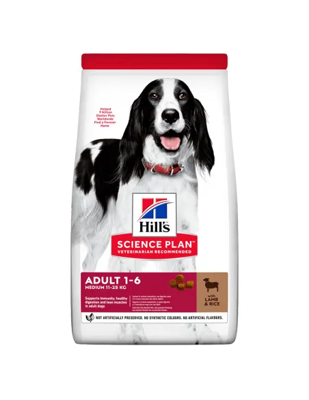 Dog Hills Science Plan Adult Medium Lamb Rice 12kg