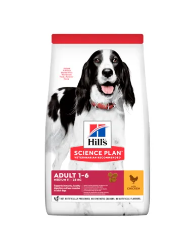 Dog Hills Science Plan Adult Medium Pollo 12kg