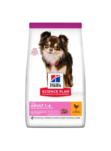 Dog Hills Science Plan Light Mini Pollo 1.5kg