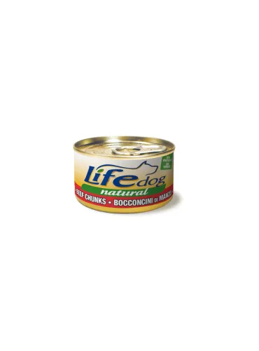 Dog Life Bocconcini di Manzo 90gr Lattina
