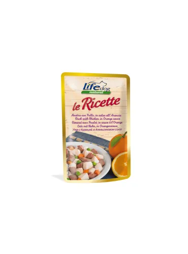 Dog Life Ricet Anatra Pollo Arancia 95g Busta