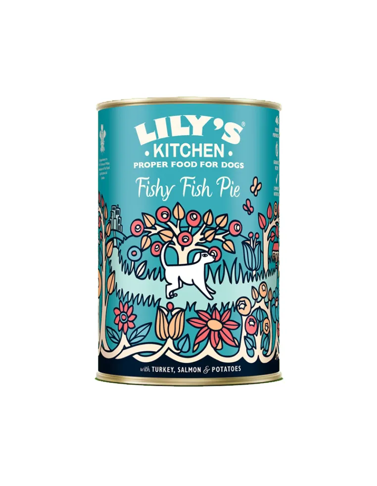 Dog Lilys Fishy Pie Tacchino Salmone Aringa 400g