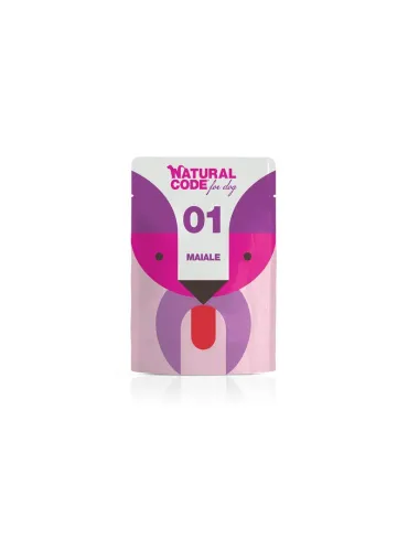 Dog Natural Code Maiale Busta 300gr