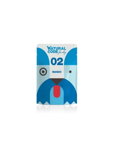 Dog Natural Code Manzo Busta 300gr