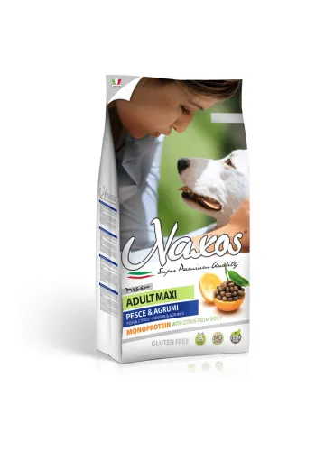 Dog Naxos Adult Maxi Pesce Agrumi 12kg