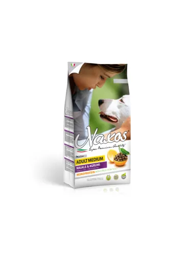 Dog Naxos Adult Medium Maiale 3kg