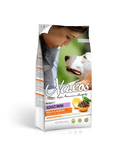 Dog Naxos Adult Mini Pollo Agrumi 800g