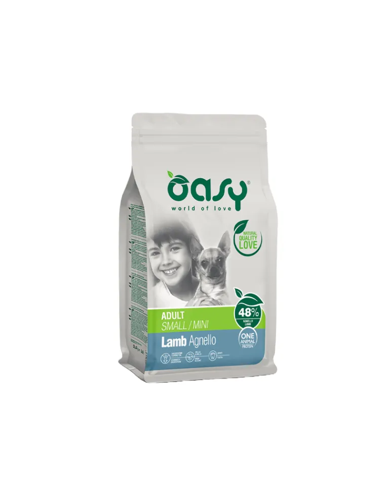 Dog Oasy Mono Pr Adult Agnello Small/Mini 2.5kg