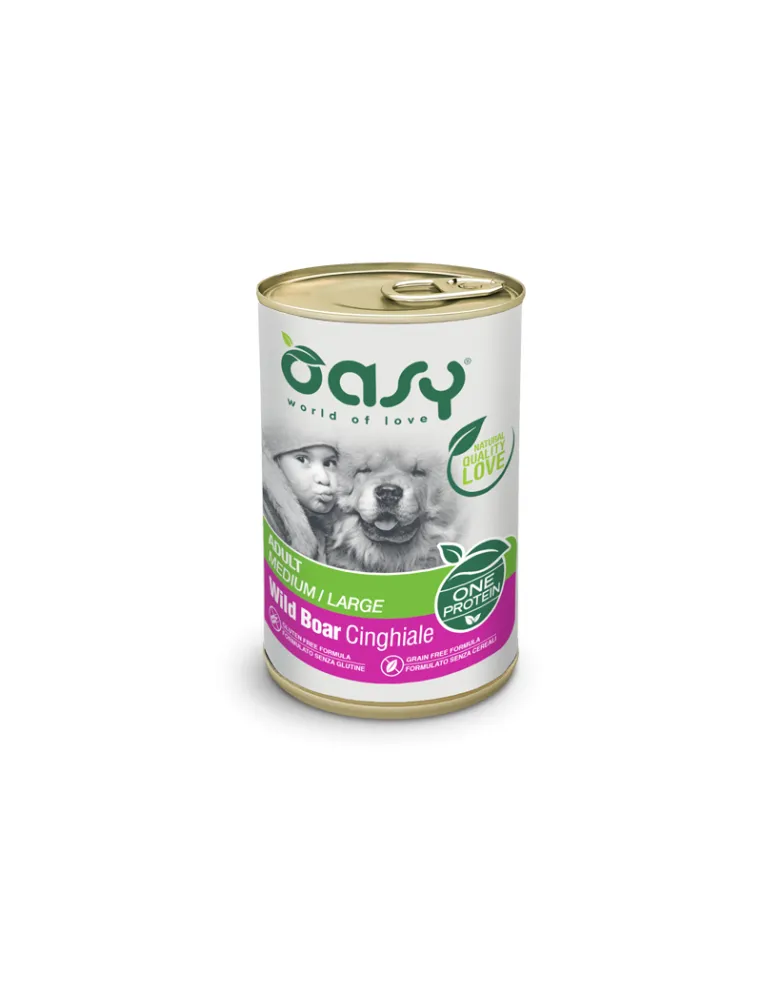 Dog Oasy Wet Allbreed Cinghiale 400g