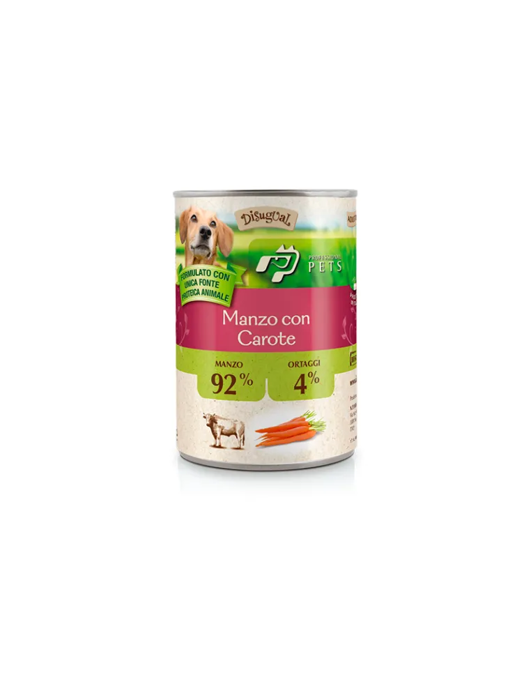 Dog Professional Pet Manzo Carote 400g