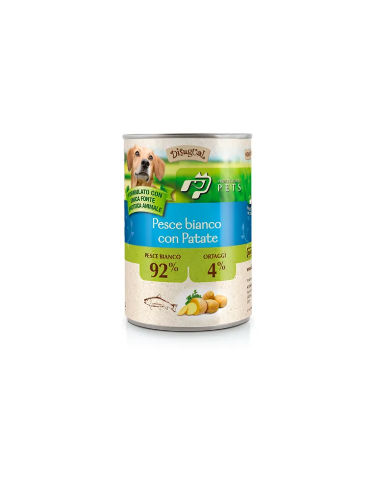Dog Professional Pet Pesce Bianco Patate 400g