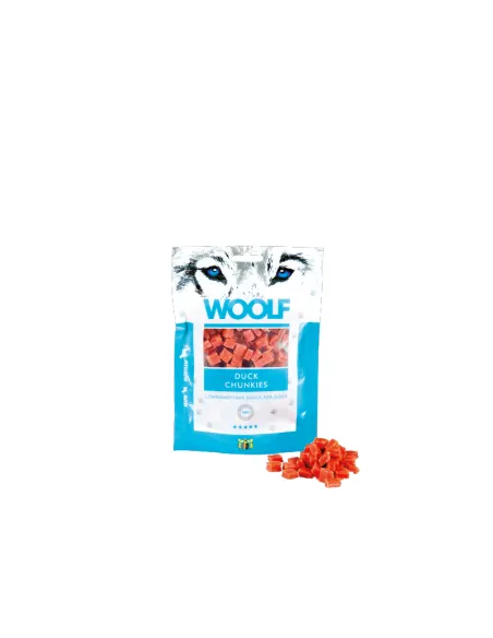 Dog Snack Woolf Bocconcini di Anatra 100g Dog Snack Woolf Bocconcini di Anatra 100g
