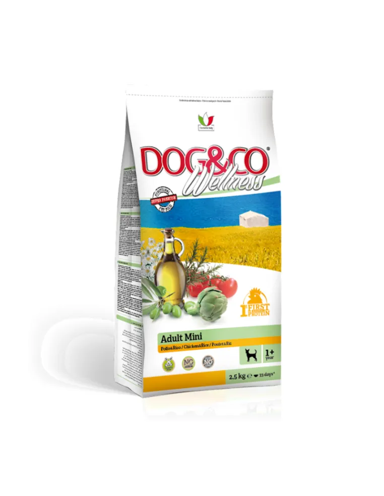 Dog&Co Wellness Adult Mini Pollo 800g