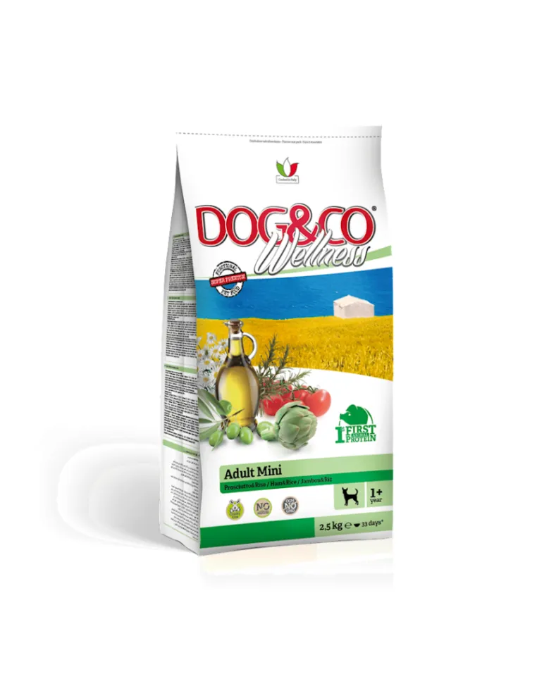 Dog&Co Wellness Adult Mini Prosciutto 2.5kg