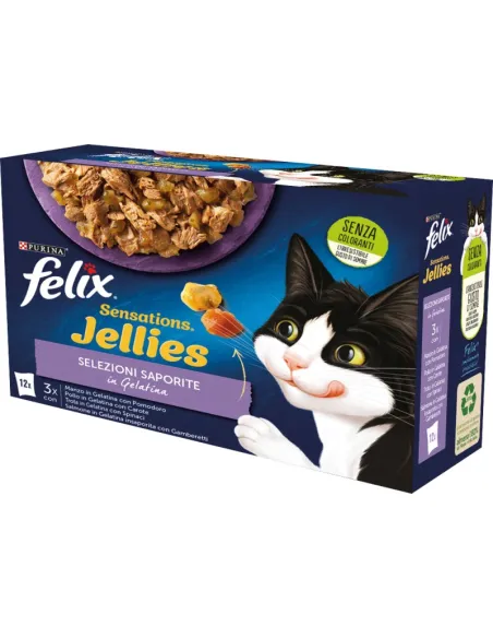 Felix Le Ghiottonerie Jellies Selezioni Saporite 12x85gr