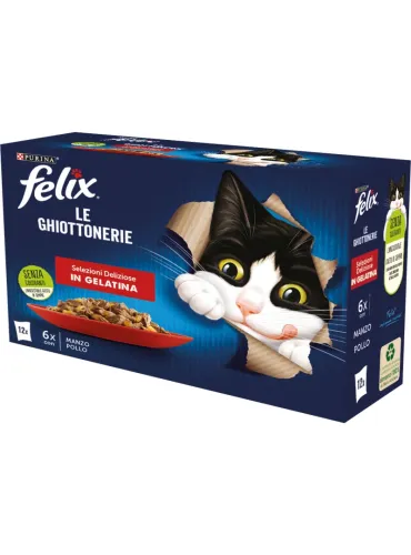 Felix Le Ghiottonerie Selezione Deliziose 12x85g