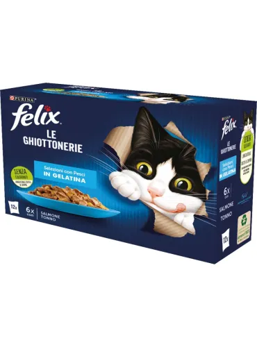 Felix Le Ghiottonerie Selezione Pesci 12x85gr