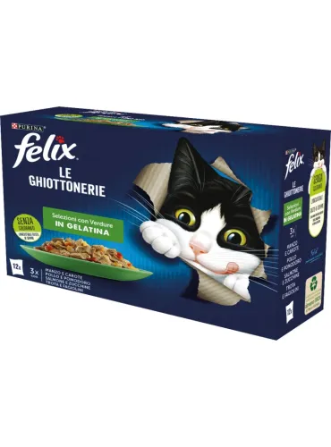 Felix Le Ghiottonerie Selezione Verdure 12x85g
