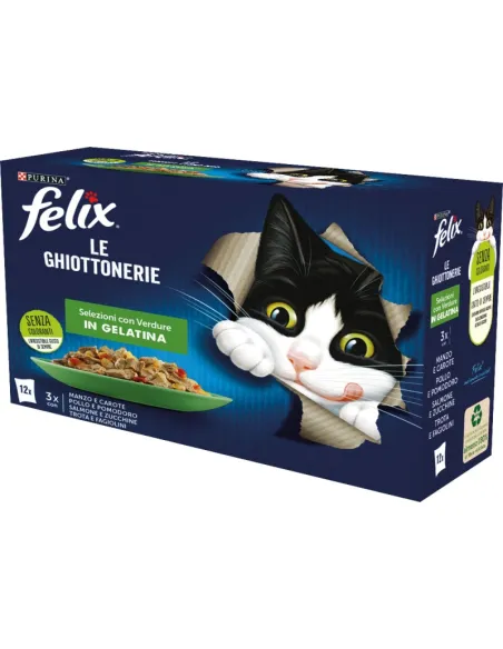 Felix Le Ghiottonerie Selezione Verdure 12x85g