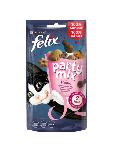 Felix Party Mix Cat Snack Picnicmix Pollo 60g