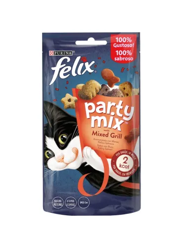 Felix Party Mix Snack Gatto Mixed Grill Manzo 60g