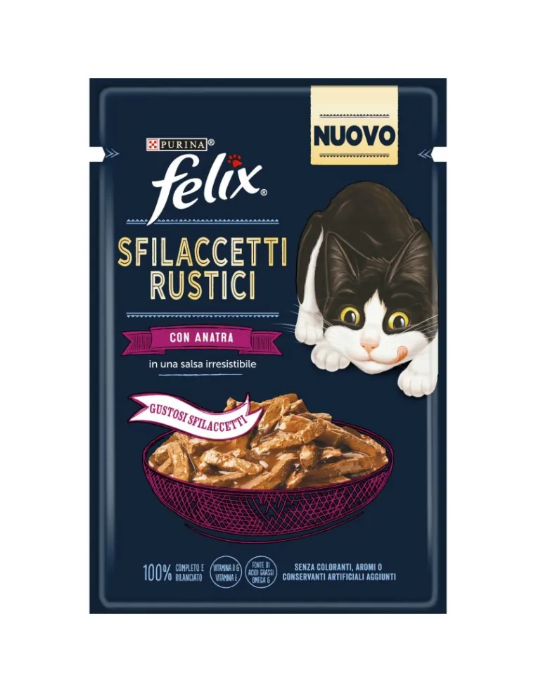 Felix Sfilaccetti Anatra Busta 80g