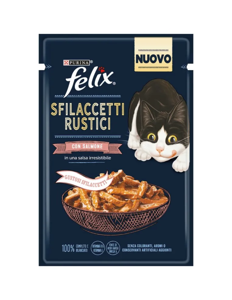Felix Sfilaccetti Salmone 80g Busta