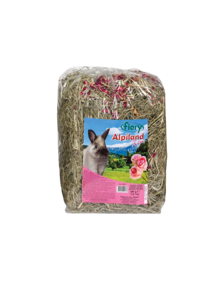 Fieno Roditori Alpiland 500g Rose