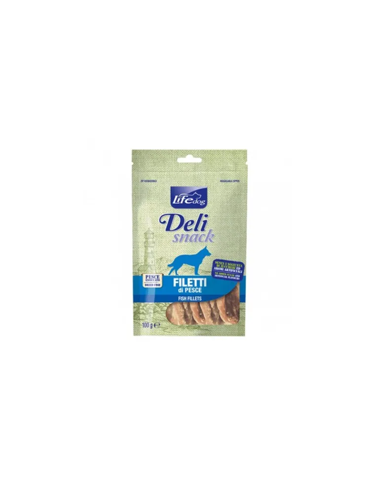 Filetti Essiccati Pesce Dog Snack Life 100gr