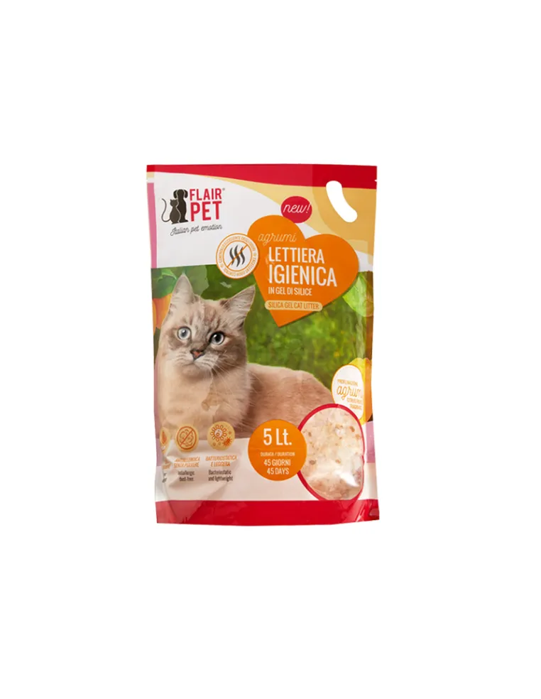 Flair Pet Lettiera Silicio Agrumi 5LT