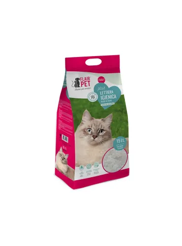 Flair Pet Lettiera Silicio Plus Neutra 15LT