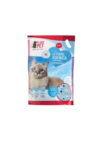 Flair Pet Lettiera Silicio Talco 5LT