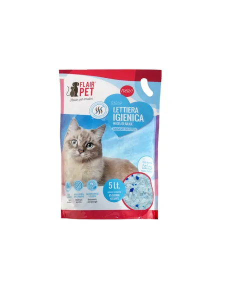 Flair Pet Lettiera Silicio Talco 5LT