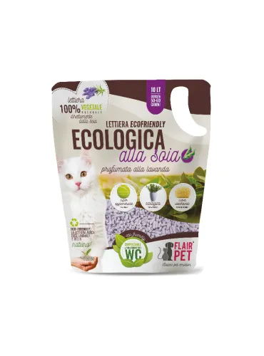Flair Pet Lettiera Soia Lavanda 10LT