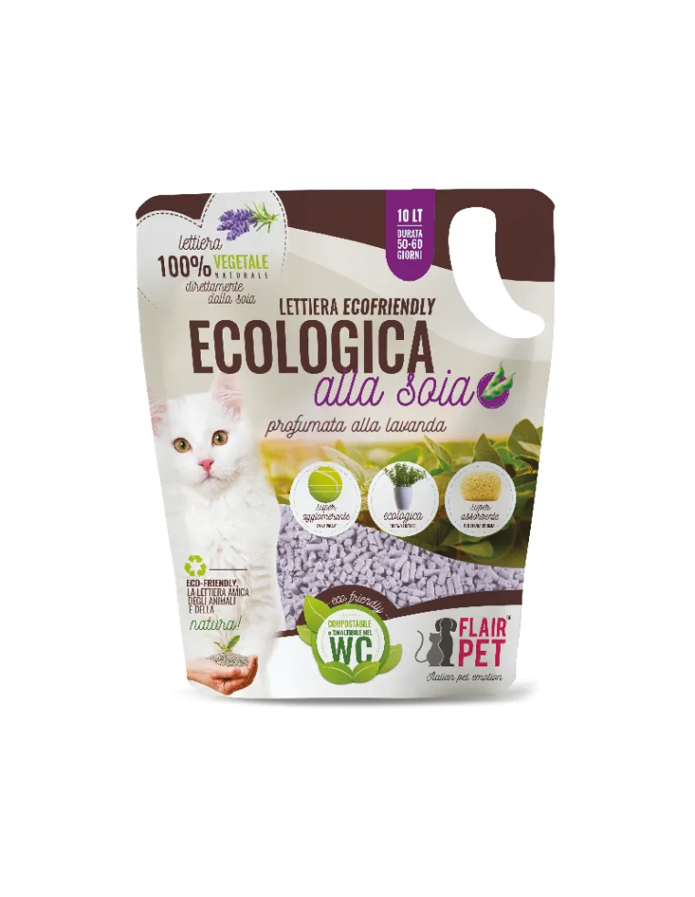 Flair Pet Lettiera Soia Lavanda 10LT
