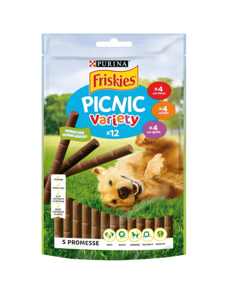 Friskies Picnic Dog Snack Pollo Manzo 126g Variety