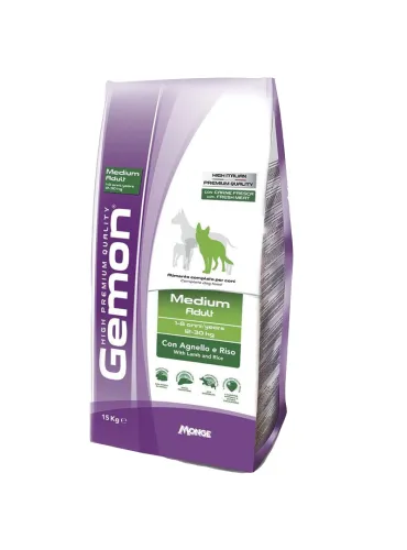 Gemon Adult Medium Agnello Riso 15kg Dog Food