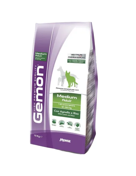 Gemon Adult Medium Agnello Riso 15kg Dog Food