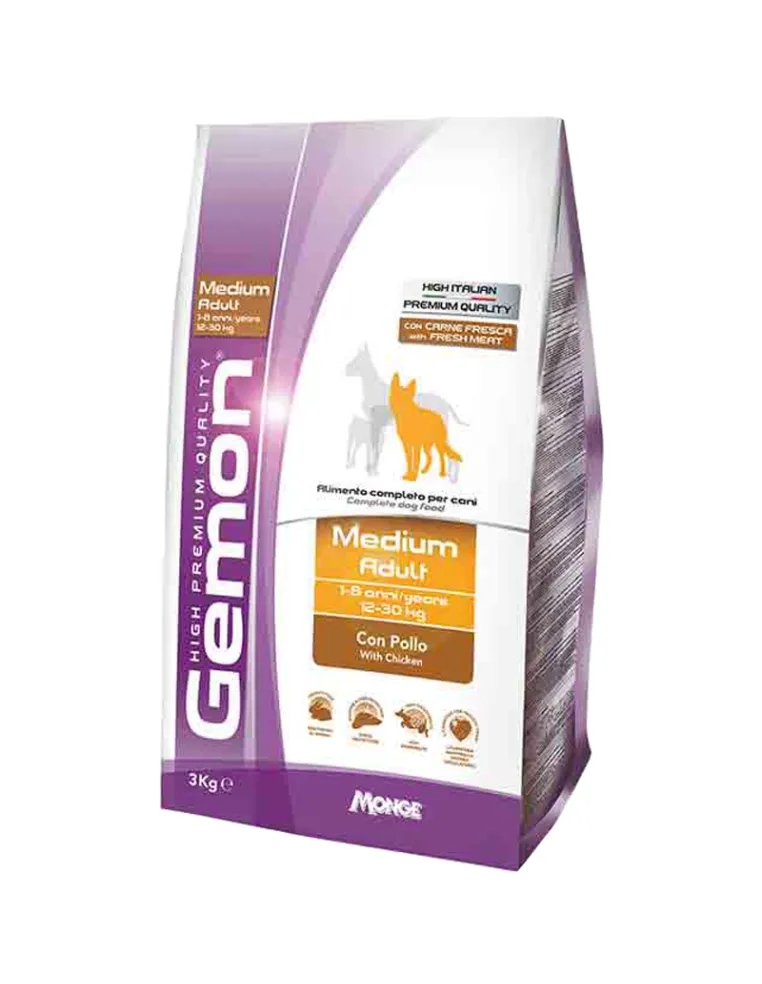 Gemon Adult Medium Pollo 15kg Dog Food