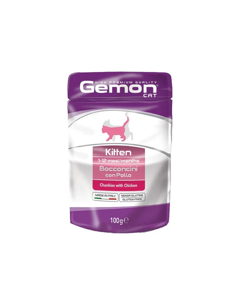Gemon Kitten Pollo Busta 100g