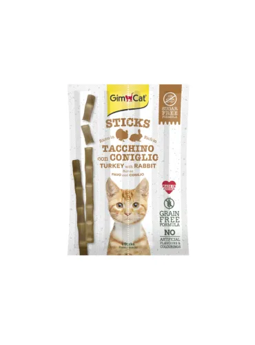 Gimpet Sticks Tacchino Coniglio 4x20gr Snack per Gatti