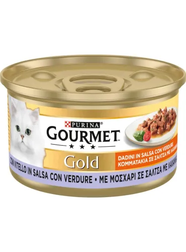 Gourmet Gold Dadini con Vitello alla Mediterranea 85gr