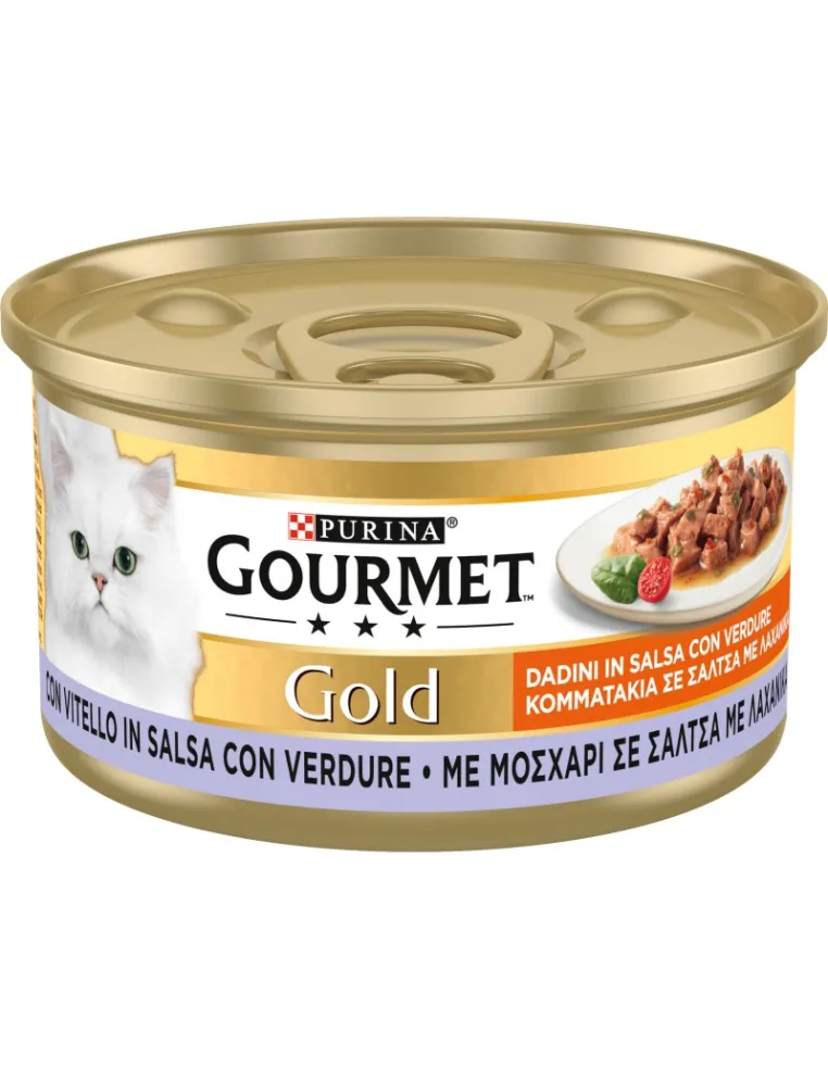 Gourmet Gold Dadini con Vitello alla Mediterranea 85gr