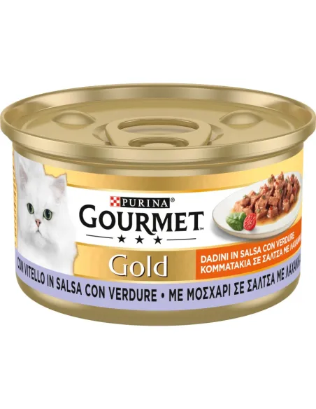 Gourmet Gold Dadini con Vitello alla Mediterranea 85gr