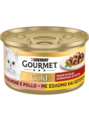 Gourmet Gold Dadini Salmone e Pollo 85g